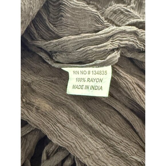 Manish Vaid Dress Cover-Up Size M Black Gold Embellished Resort Beach Poolside - Picture 12 of 14